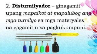 distilyador|DISTURNILYADOR (Tagalog).